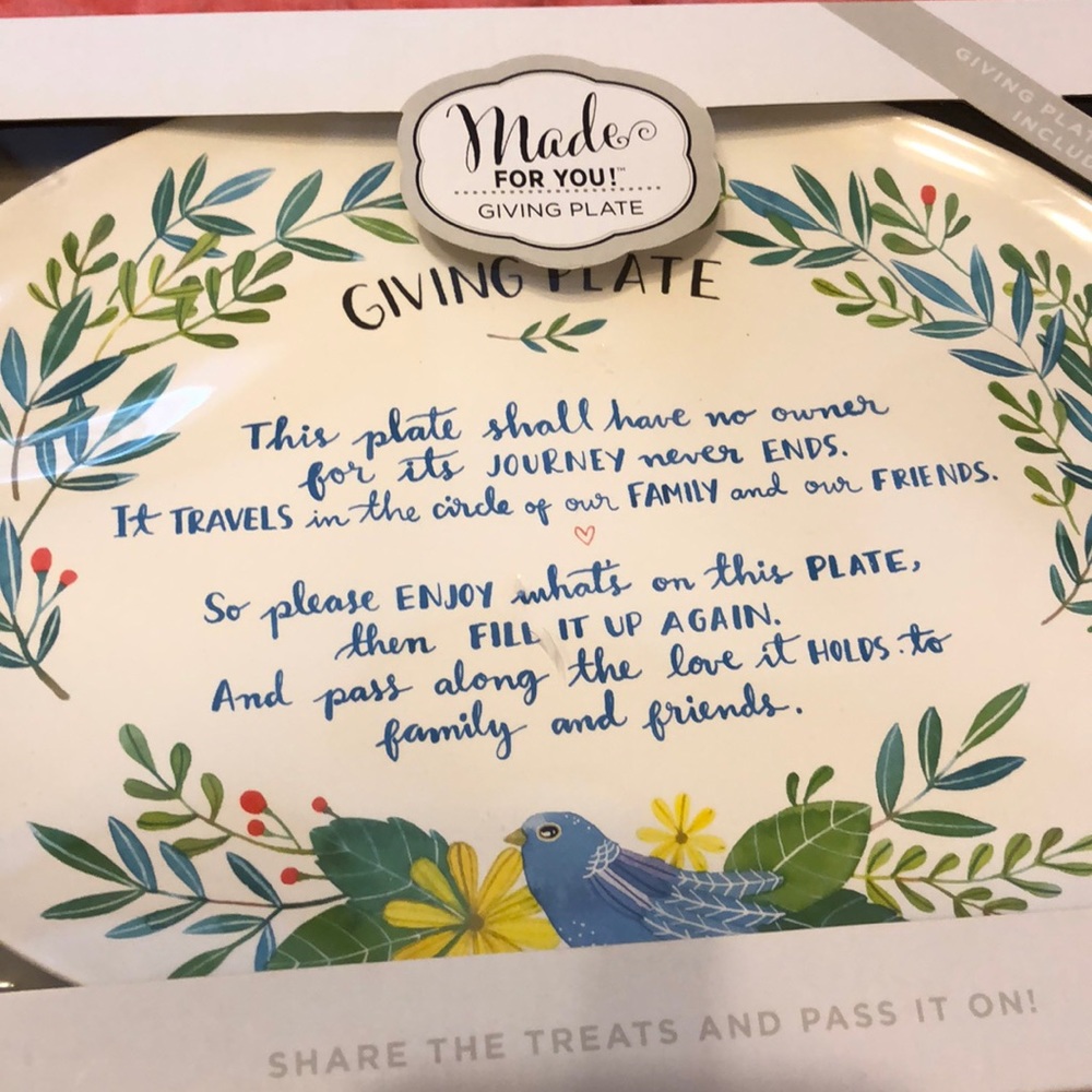 Giving plate
